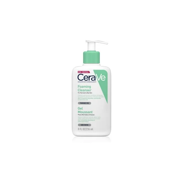 Cerave Cleansing Foaming Gel For Normal To Oily Skin - Foaming Cleanser