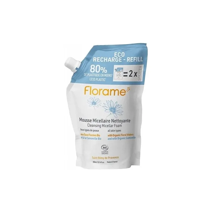Florame Micellar Cleansing Foam Eco Recharge 300ml