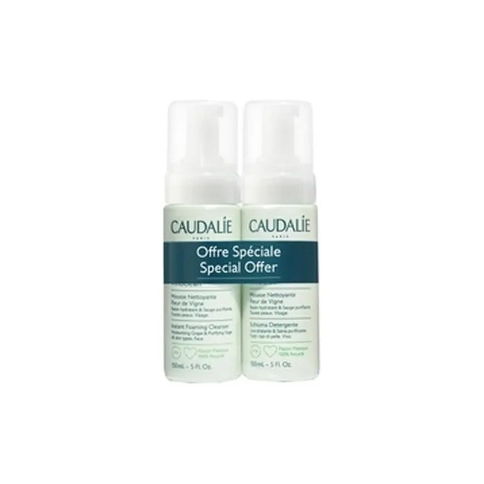 Caudalie Vinoclean Instant Foaming Cleanser Duo 2x150ml