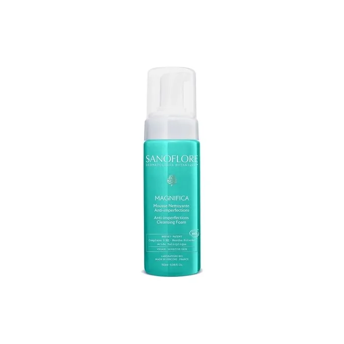 Sanoflore Magnifica Organic Anti-Imperfection Cleansing Foam for Face Skin