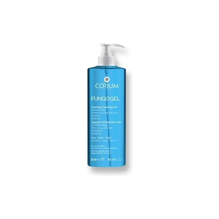 Corium Line Fungogel Foaming Cleansing Gel for Face Body & Scalp 300ml