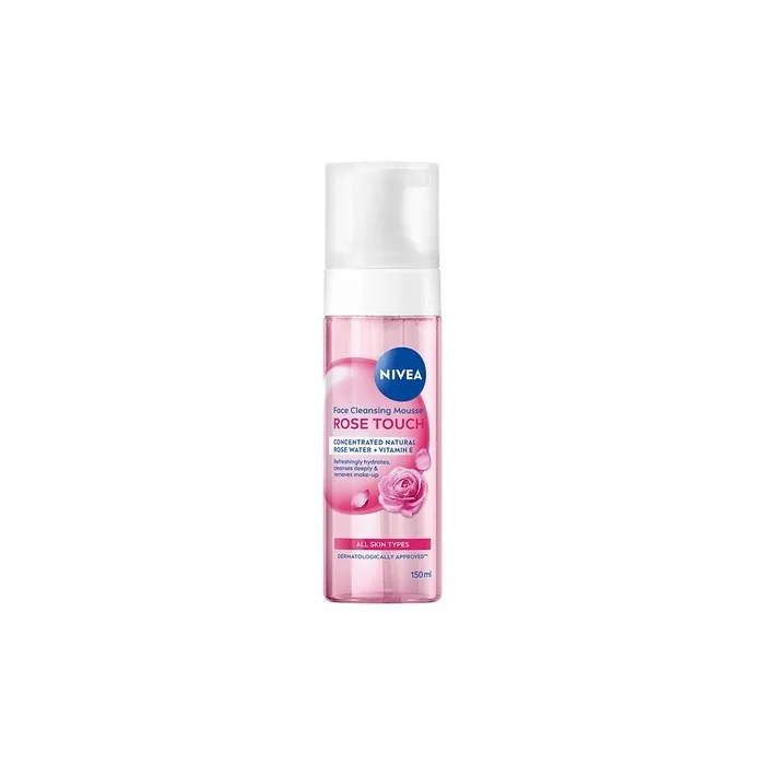 Nivea Rose Touch Cleansing Foam For Face With Rose Water 150ml