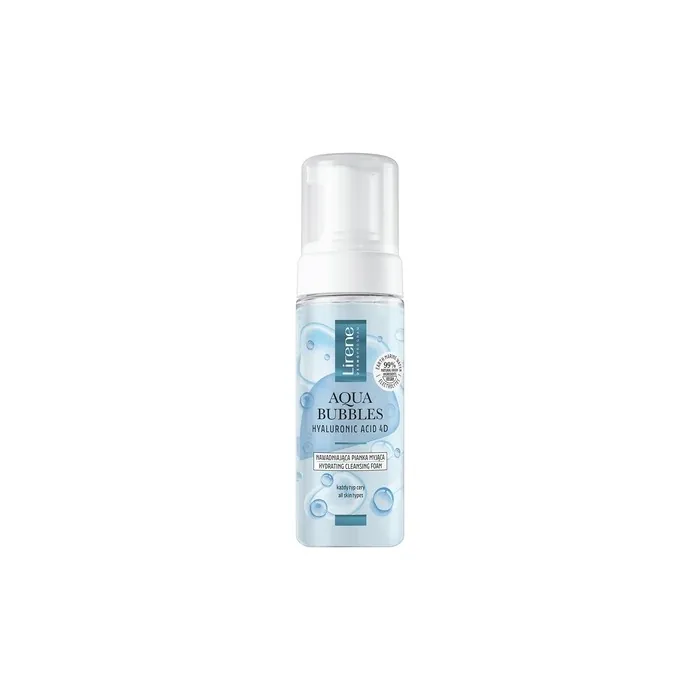 Lirene Aqua Bubbles Hyaluronic Acid 4D Hydrating Washing Foam 150ml