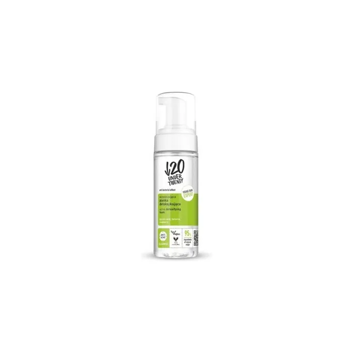 Under Twenty Anti-Acne Active Detoxifying Foam with Glycolic Acid and Betaine Raspberry