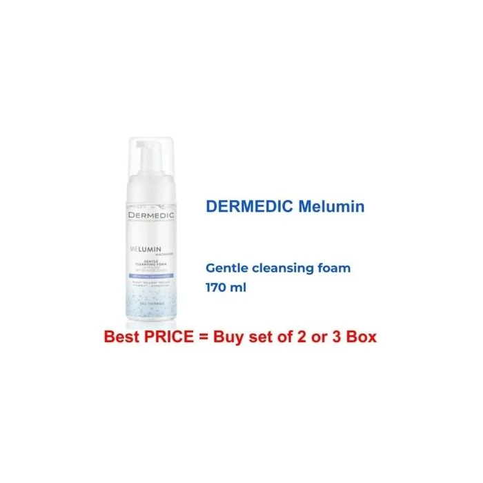 Dermedic Melumin Gentle Cleansing Foam 170ml for Discolouration Problems