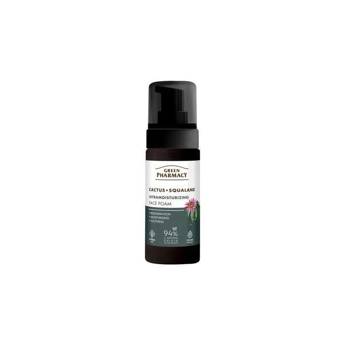 Elfa Pharm Green Pharmacy Cactus Squalane Ultra Moisturizing Face Wash Foam 150 Ml