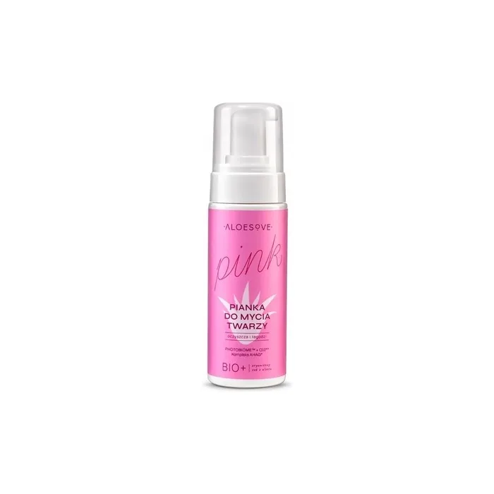 Aloesove Pink Cleansing Foam For Face 150 Ml
