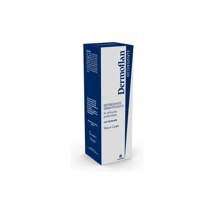Dermoflan Preformed Foam Cleanser with Excellent Tolerance for Face and Body Sensitive Skin 150ml