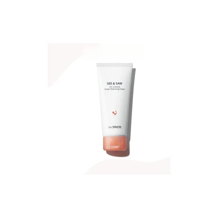 THE SAEM See & Saw A.C Control Deep Cleansing Foam 120g