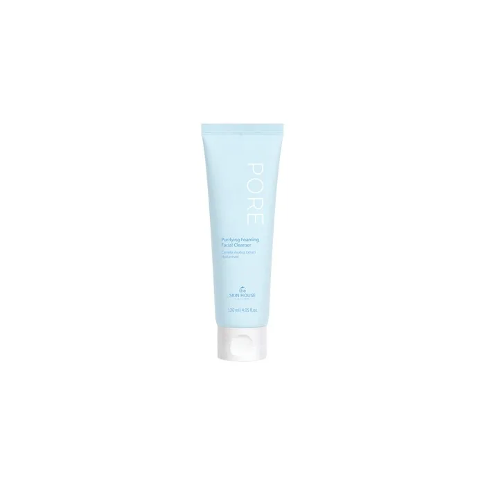 The Skin House Pore Purifying Foaming Facial Cleanser 120ml - Gentle Daily Cleanser with Tea Tree and Green Tea