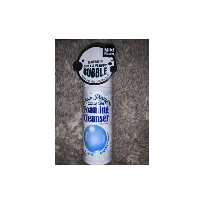 LOOKATME Bubble Cleansing Foam with Collagen K-Beauty 5.07 fl oz