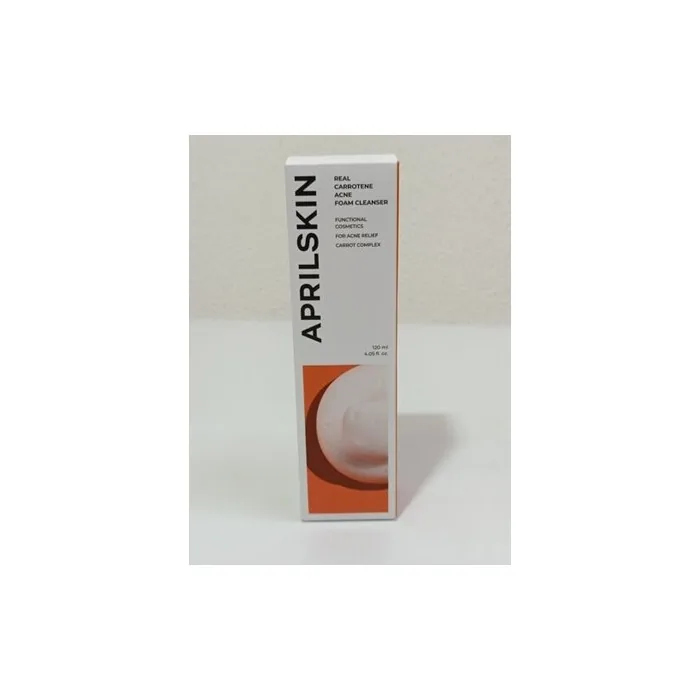 Aprilskin Real Carrotene Acne Foam Cleanser 120ml