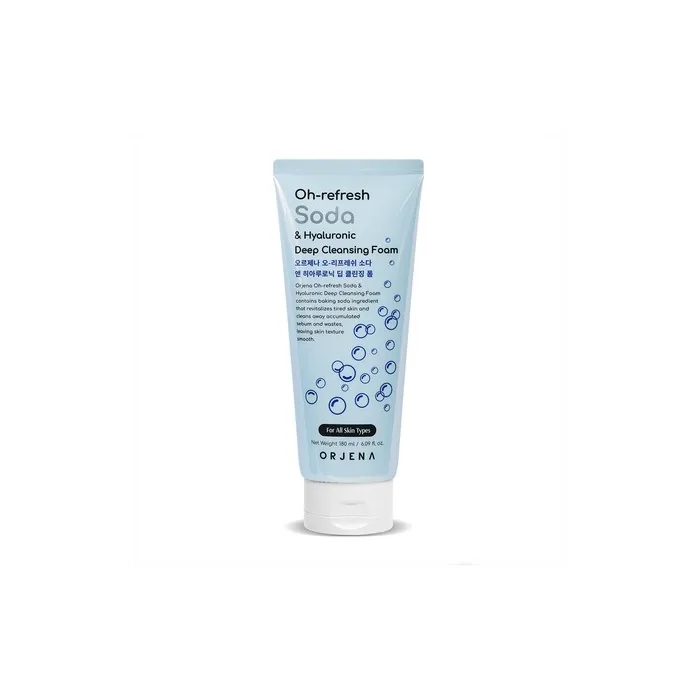 Orjena Ohrefresh Face Cleansing Foam Soda & Hyaluronic 180 Ml