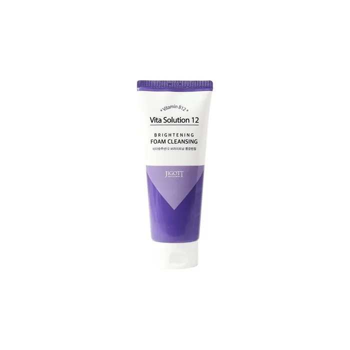 Jigott Vita Solution 12 Brightening Cleansing Foam 180ml