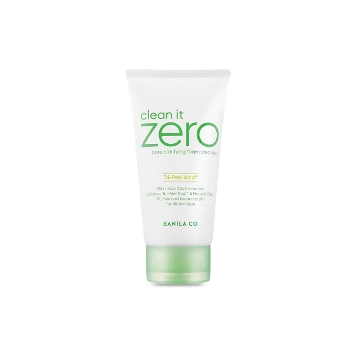 Banila Co Clean it Zero Pore Clarifying Foam Cleanser 150ml with Tri-Peel Acid and Natural Clay