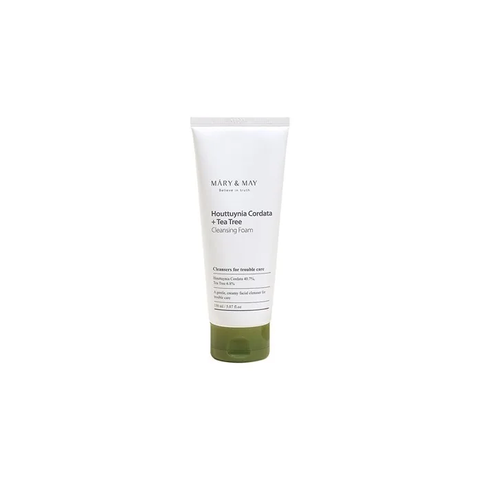 Mary & May Cleansing Foam For Problematic Skin Houttuynia Cordata Tea Tree 150 Ml
