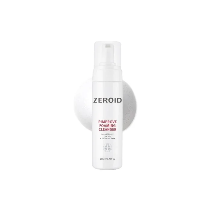 Zeroid Pimprove Foaming Cleanser Korean Dermocosmetic Balanced Care for Oily Skin