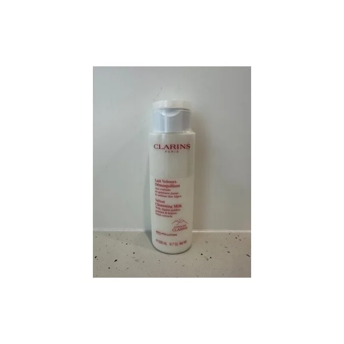 Clarins Velvet Cleansing Milk with Alpine Golden Gentian & Lemon Balm Extracts 200ml