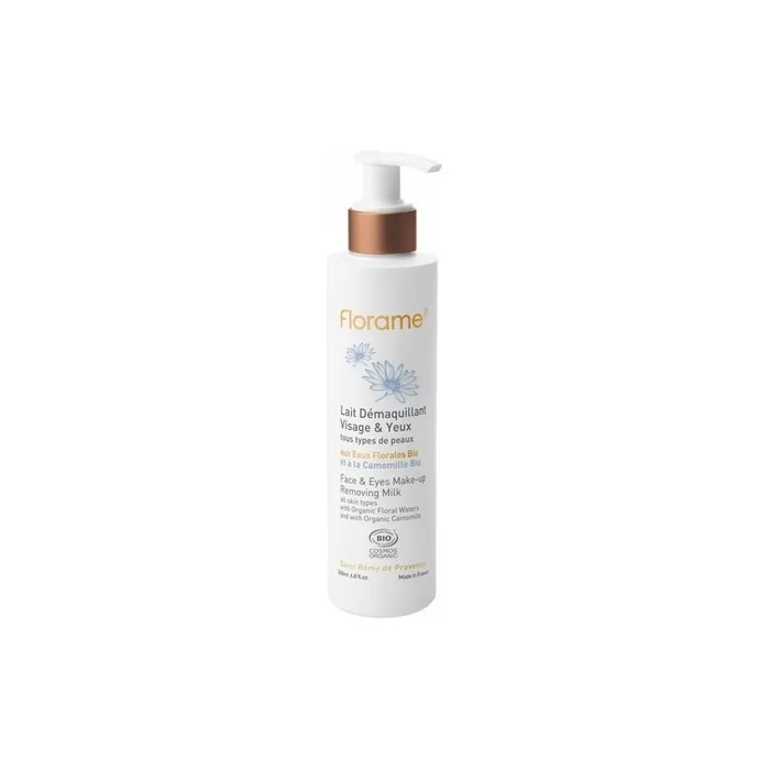 Florame Organic Cleansing Milk for Face and Eyes 200ml