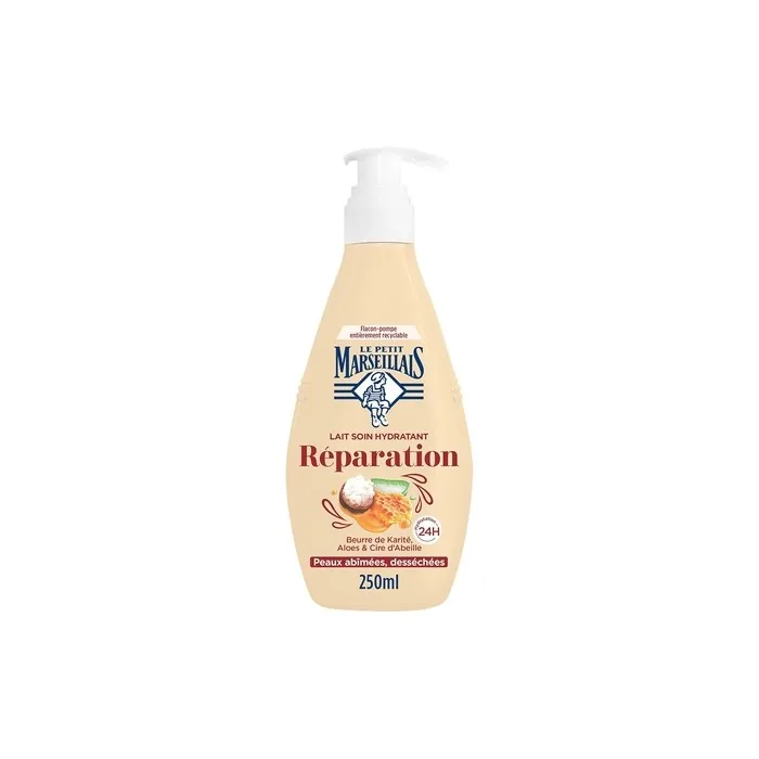 Le Petit Marseillais Moisturizing Repair Milk 250ml Pump Bottle