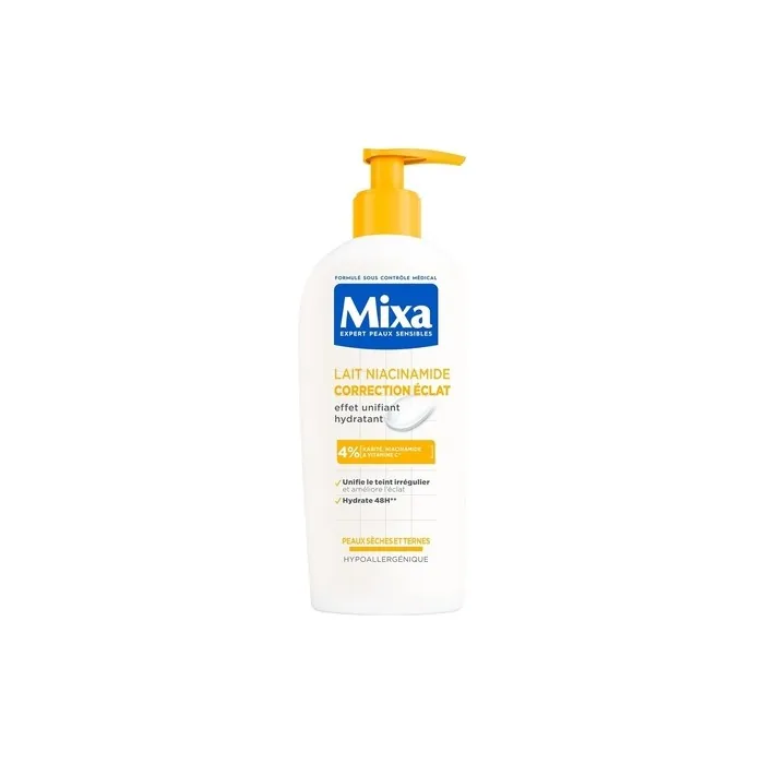 Mixa Niacinamide Radiance Correction Milk 250 Ml Skin Care