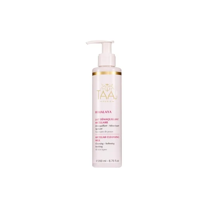 Taaj Himalaya Micellar Cleansing Milk - Cleanses and Removes Makeup