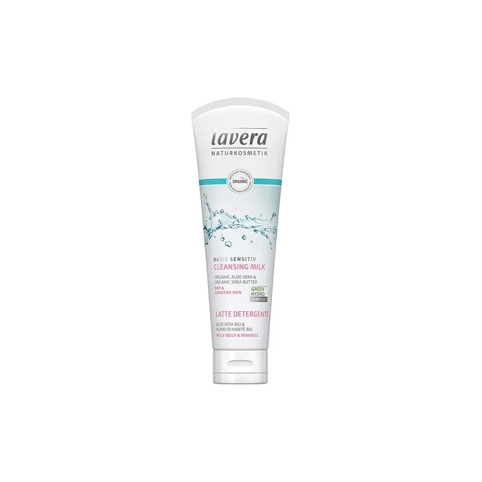 Lavera Basis Sensitiv Cleansing Milk 125ml - Vegan and Organic Skincare
