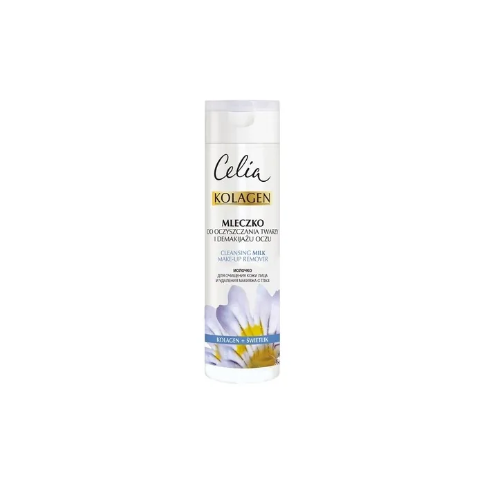 Celia Collagen Cleansing Milk For Face And Eye Makeup Removal Eyebright 200ml