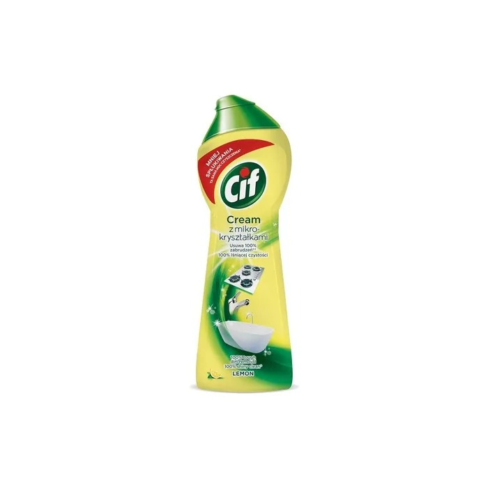 Cif Cream Microcrystals Cleansing Milk for Surfaces Lemon 300g