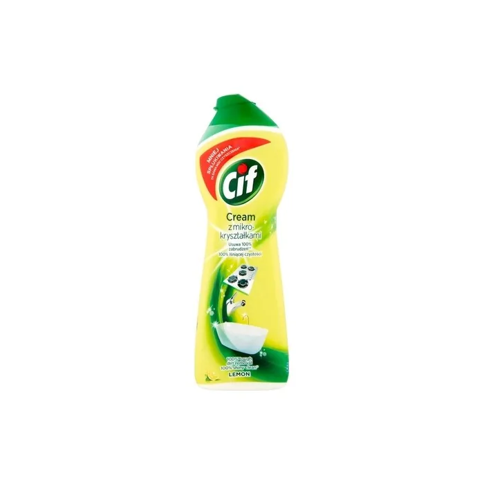 Cif Cream Lemon Cleansing Milk With Microcrystals 540 G Cif