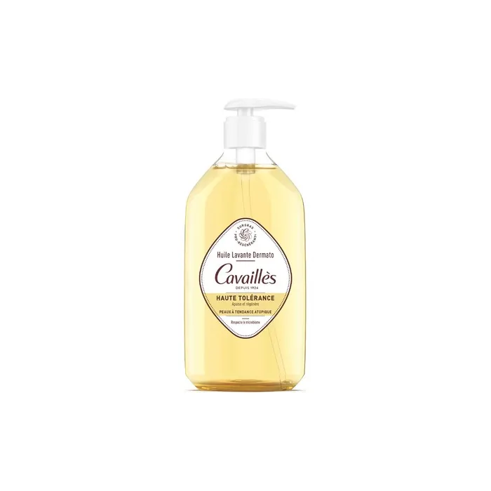 Cavailles Dermato High Tolerance Cleansing Oil For Atopic Skin 500ml