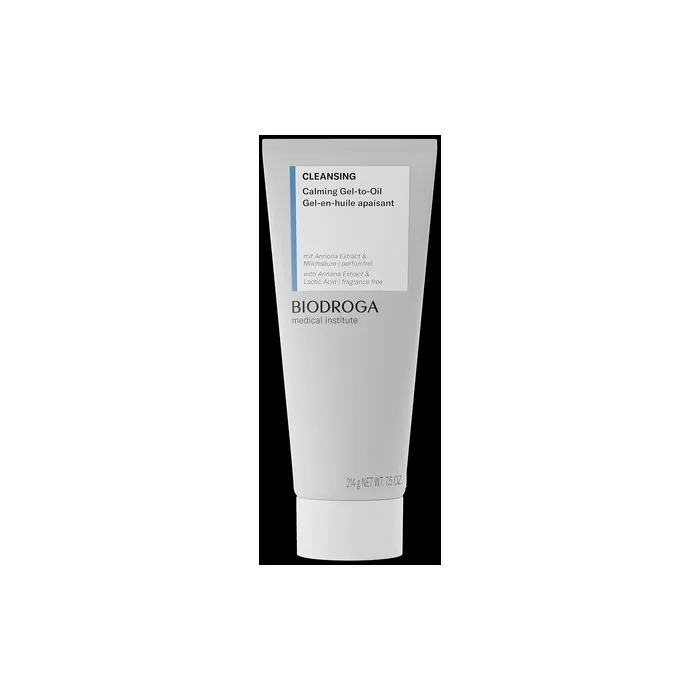 Biodroga Cleansing Face Oil Cleansing Oil 200ml - Gel to Oil Emulsion Cleansing Gel for Sensitive Skin