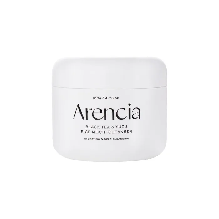 Arencia Black Tea & Yuzu Rice Mochi Cleanser Brightening Face Wash 120g