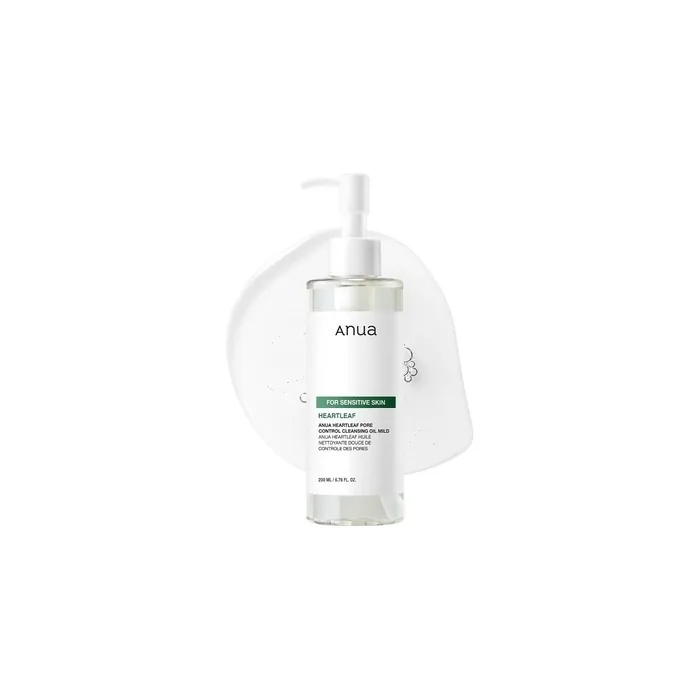 ANUA Heartleaf Pore Cleansing Oil MILD Sensitive Skin Face Wash 200ml