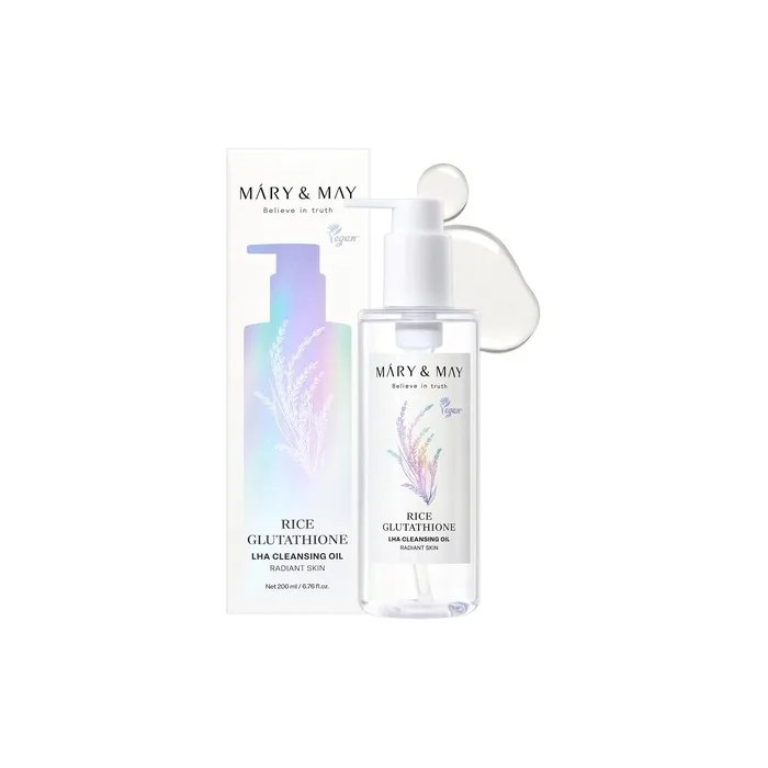 Mary&May Rice Glutathione LHA Cleansing Oil Deep Pore Cleansing Blackhead