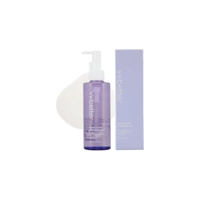 Gentle Deep Korean Cleansing Oil for Face - Makeup Remover with 80% Plant Ingredients