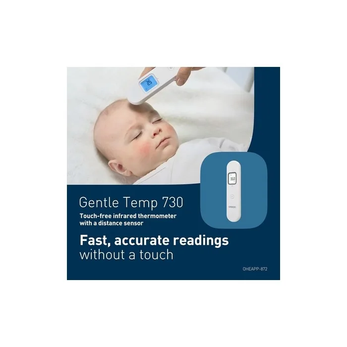 Omron Gentle Temp 730 Infrared No-Touch Forehead Thermometer for Newborns