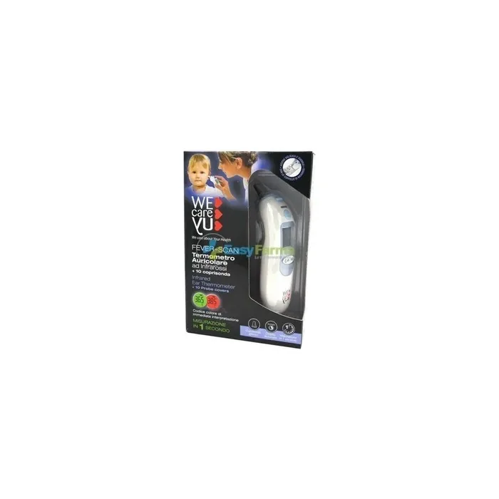 Uragme We Care Yu Feverscan Infrared Ear Thermometer With 10 Probe Covers