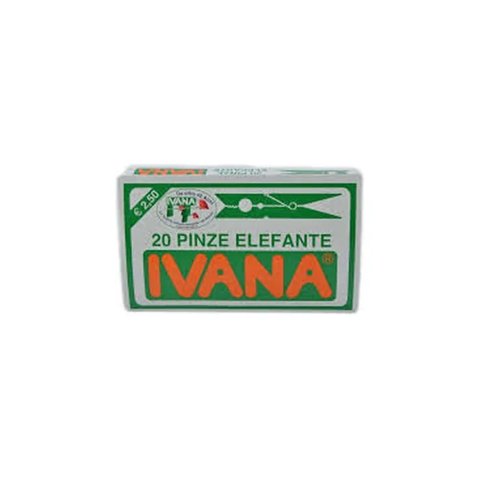 Ivana Elephant Plastic Laundry Pegs 20