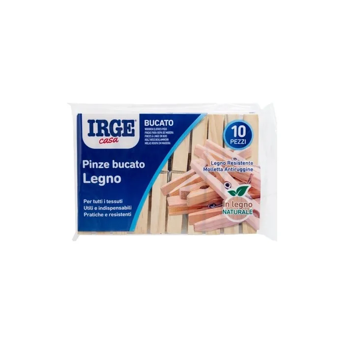 IRGE Wooden Clothespins 10 Pieces