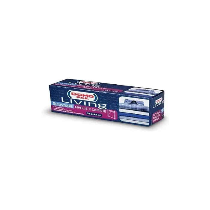 Domopak Living Sleeves For Shirts And Shirts 31 X 43 Cm - Pack Of 9