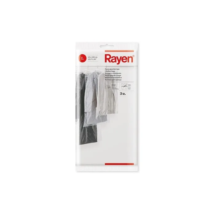 Rayen Wardrobe Cover. Set Of 3 Bags For Storing Anti-Dust Clothes Protectors
