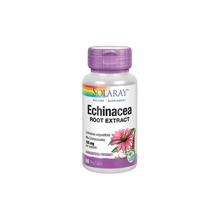 Solaray Echinacea Angustifolia Root Extract 125mg 60 VegCaps