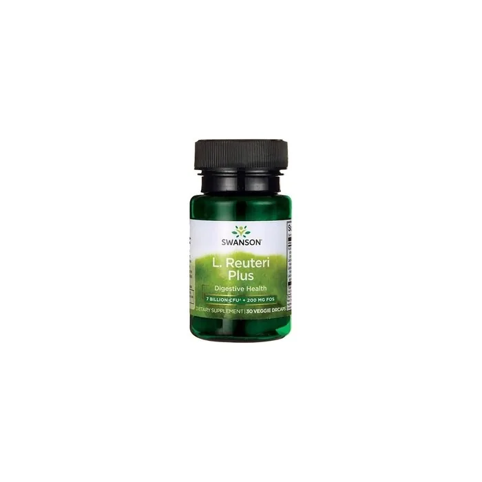 Swanson L. Reuteri Probiotic Plus with L. Rhamnosus and L. Acidophilus 30 Vegan Capsules