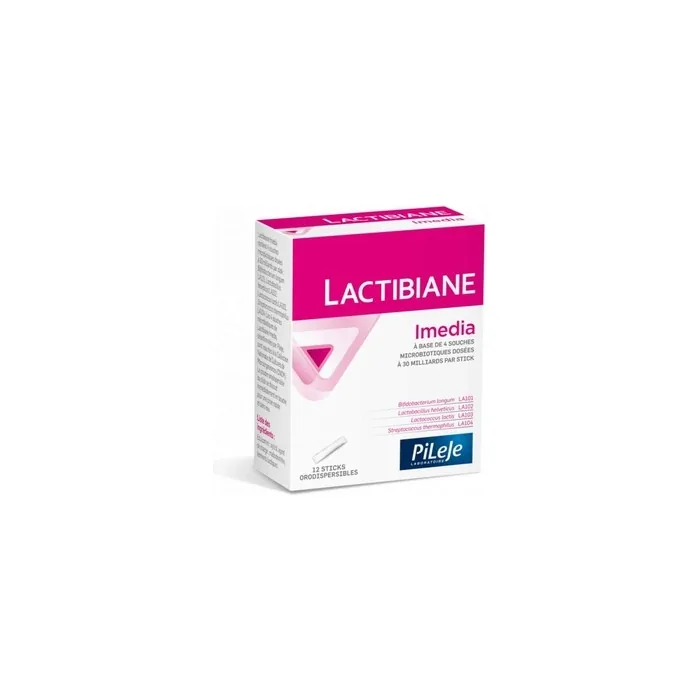 Pileje Lactibiane Imedia Orodispersible Sticks 12 Count