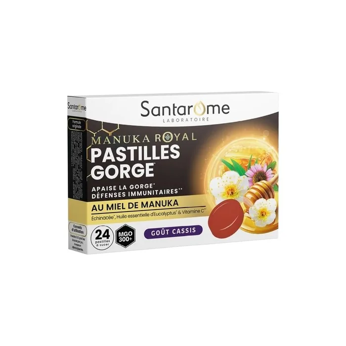 Santarome Manuka Honey Throat Lozenges Immunity Supplement