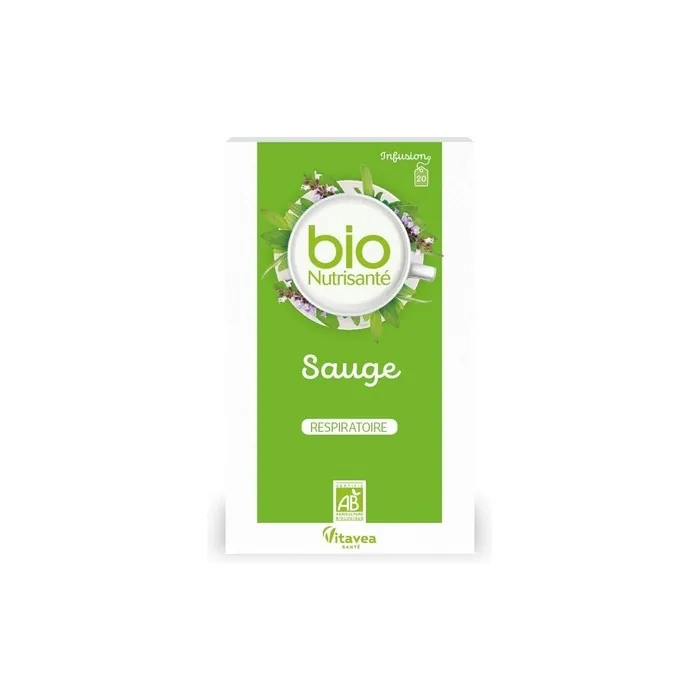 Vitavea Organic Respiratory Sage Infusion 20 Sachets