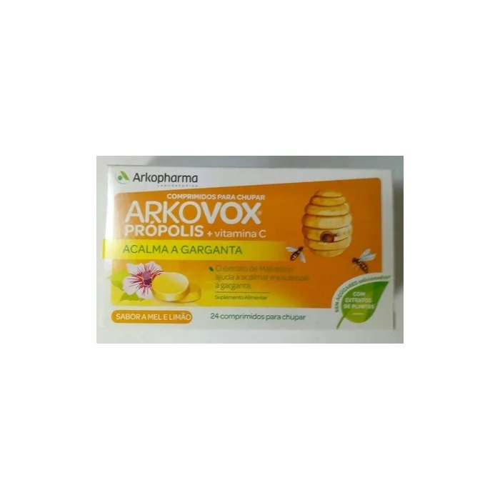 Arkovox Propolis and Vitamin C with Honey 24 Tablets