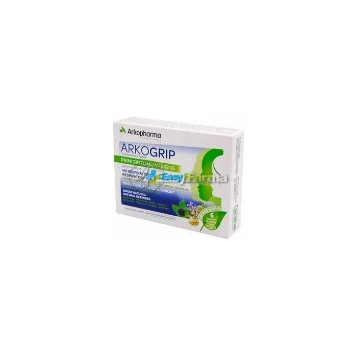 Arkopharma Arkogrip First Symptoms Respiratory Tract 15 Tablets