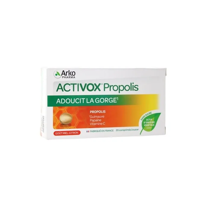 Arkopharma Activox Propolis Lozenges 20 Tablets
